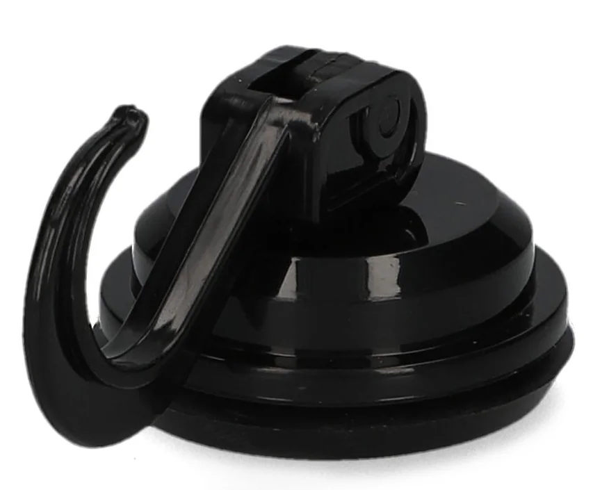 cartrend Crochet à ventouse, capacité de charge: 4 kg, noir
