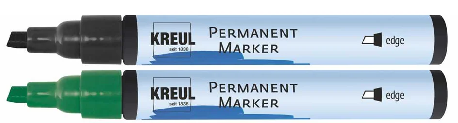KREUL Marqueur permanent, edge, noir