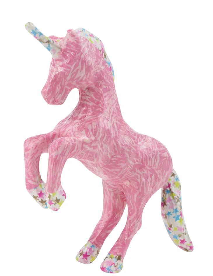 décopatch Kit papier mâché 'Licorne', 5 pièces