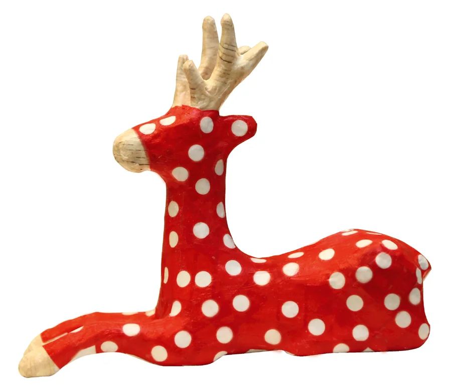 décopatch Kit papier mâché "Renne", 5 pièces