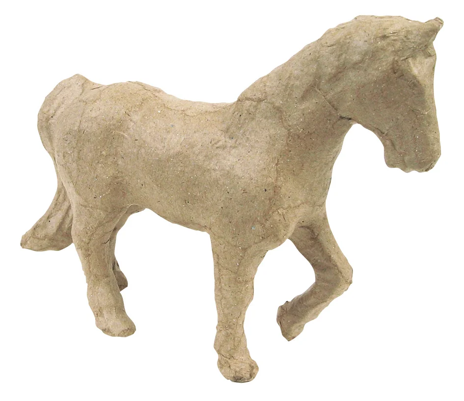 décopatch Support en papier mâché 'Cheval', 110 mm