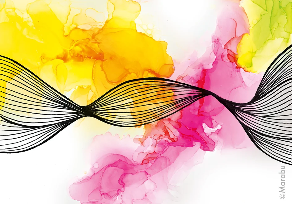 Marabu permanente Tinte Alcohol Ink, neon-grün (365), 20 ml