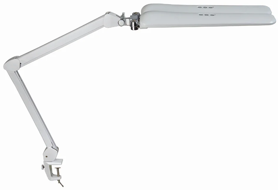 MAUL Lampe de bureau à LED MAULcraft duo, dimmable, blanc