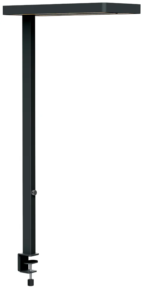 MAUL Lampadaire à LED version bureau MAULjaval, argent