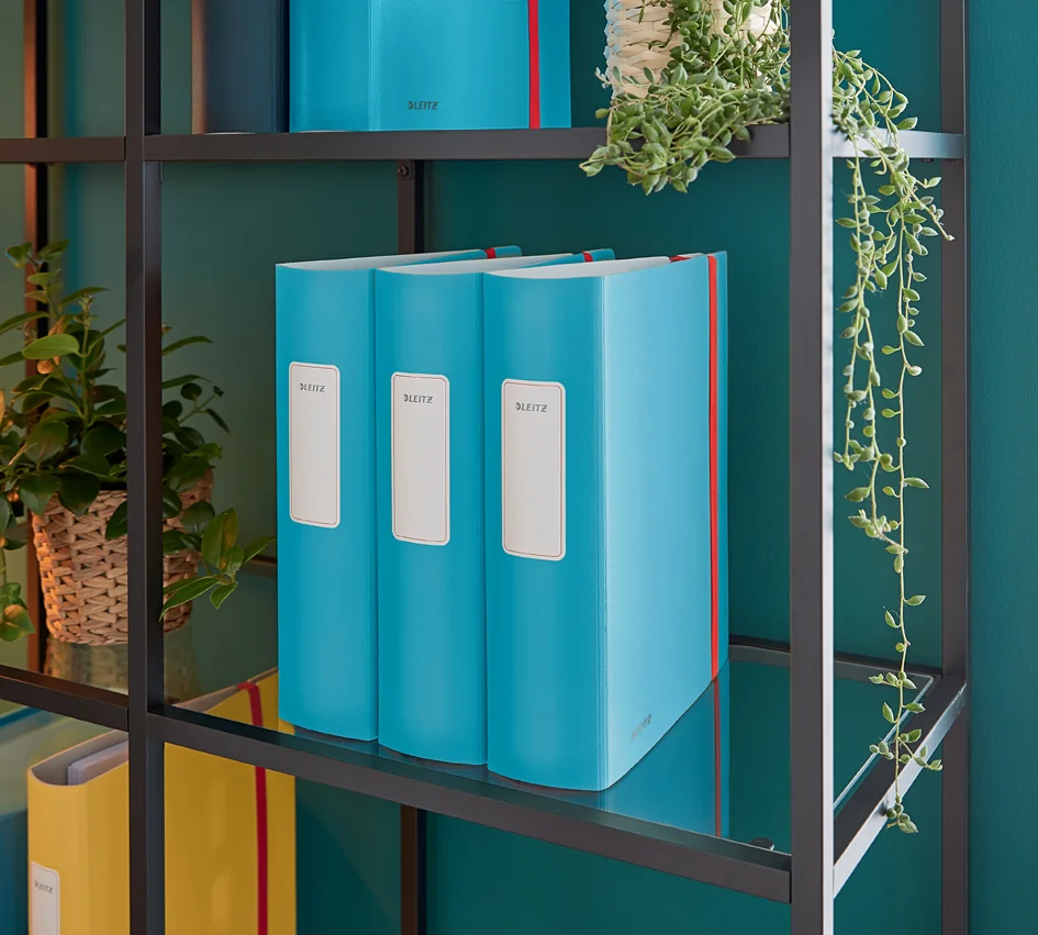 LEITZ Classeur à levier Active Cosy 180 degrés, 82 mm, bleu Grand Paris Fournitures LEITZ Classeur à levier Active Cosy 180 degrés, 82 mm, bleu – Image 5