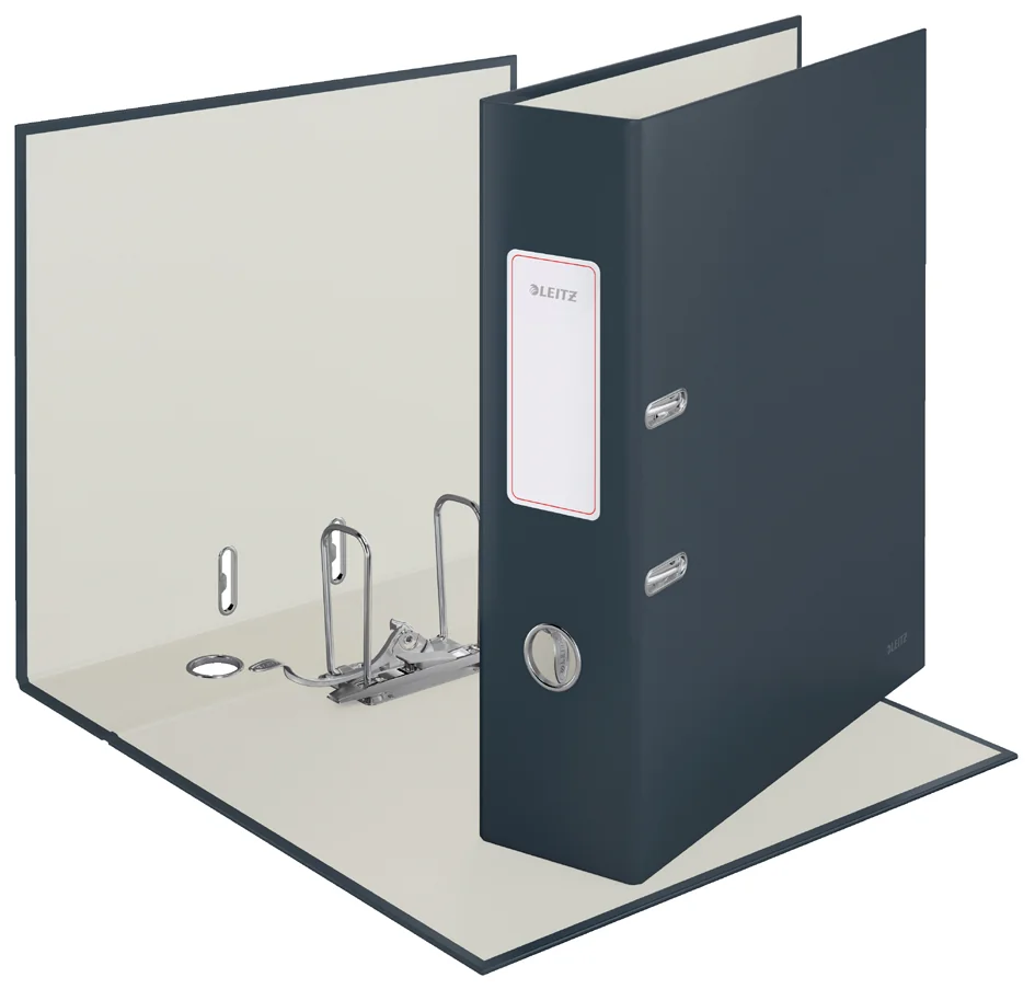 LEITZ Classeur à levier Cosy Soft-Touch, A4, 80 mm, gris Grand Paris Fournitures LEITZ Classeur à levier Cosy Soft-Touch, A4, 80 mm, gris – Image 6
