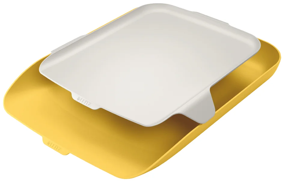LEITZ Corbeille à courrier Cosy avec organisateur, A4, bleu