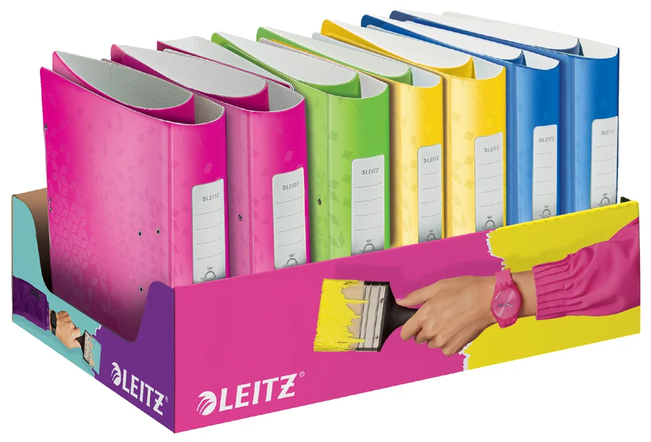 LEITZ Classeur Active WOW, 180 degrés, présentoir de 15 Grand Paris Fournitures LEITZ Classeur Active WOW, 180 degrés, présentoir de 15 – Image 2
