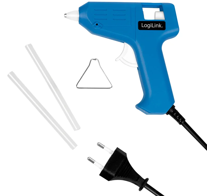 LogiLink Bâton de colle, diamètre de 7,2 mm, transparent