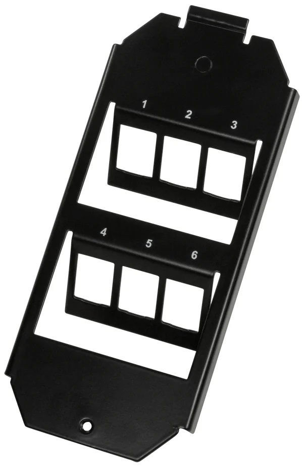 LogiLink Support triple dans le sol pour 6 embases Keystone