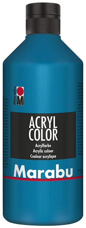 Marabu Peinture acrylique Acryl Color, 500 ml, jaune 019