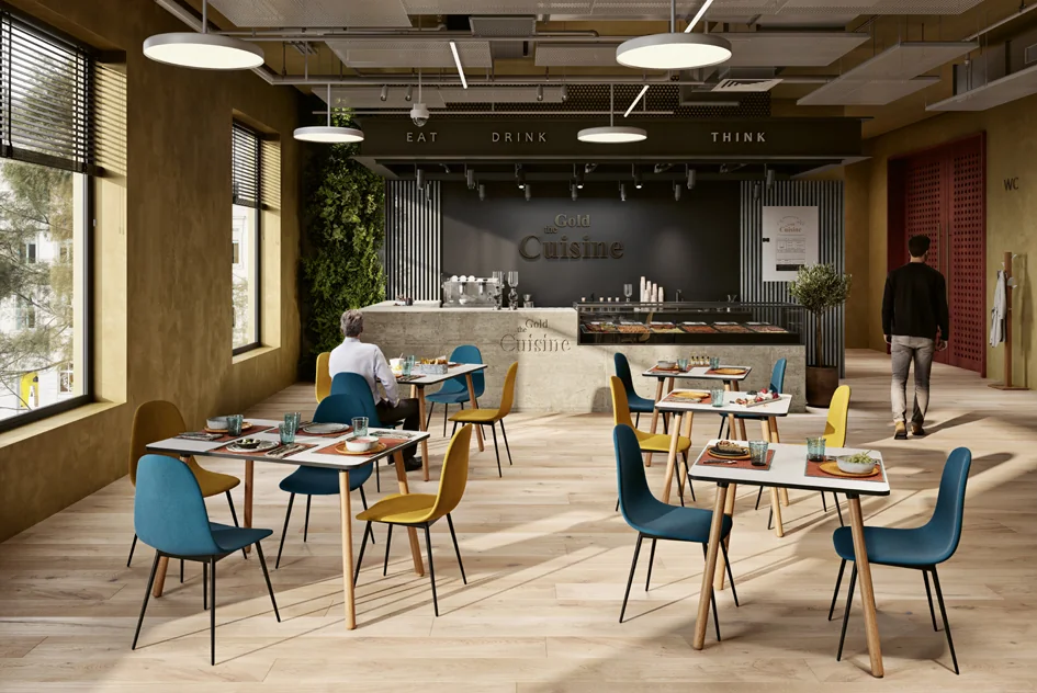 PAPERFLOW Table de bistrot PALOMBA, (L)800 x (P)800 mm, noir Grand Paris Fournitures PAPERFLOW Table de bistrot PALOMBA, (L)800 x (P)800 mm, noir – Image 2