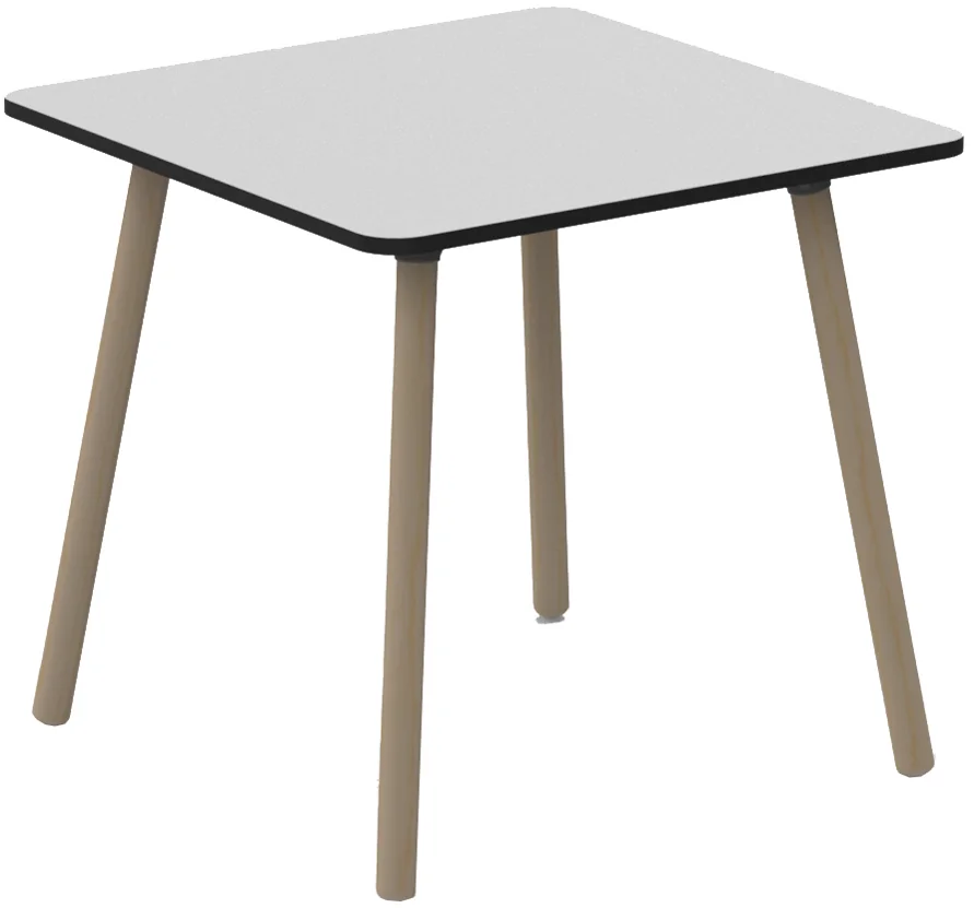 PAPERFLOW Table de bistrot PALOMBA, (L)800 x (P)800 mm, noir Grand Paris Fournitures PAPERFLOW Table de bistrot PALOMBA, (L)800 x (P)800 mm, noir – Image 3