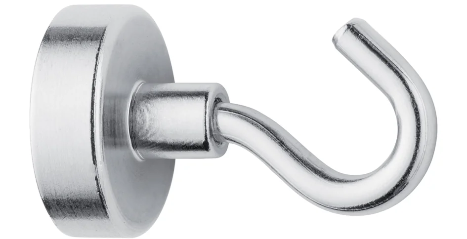 WESTCOTT Crochet aimanté, diamètre: 25 mm, rond, argent