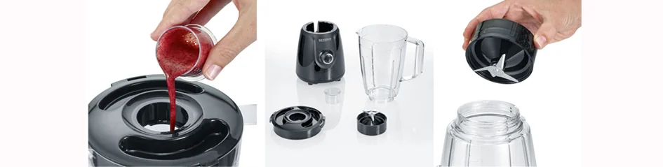 SEVERIN Mixeur blender SM 3707, noir