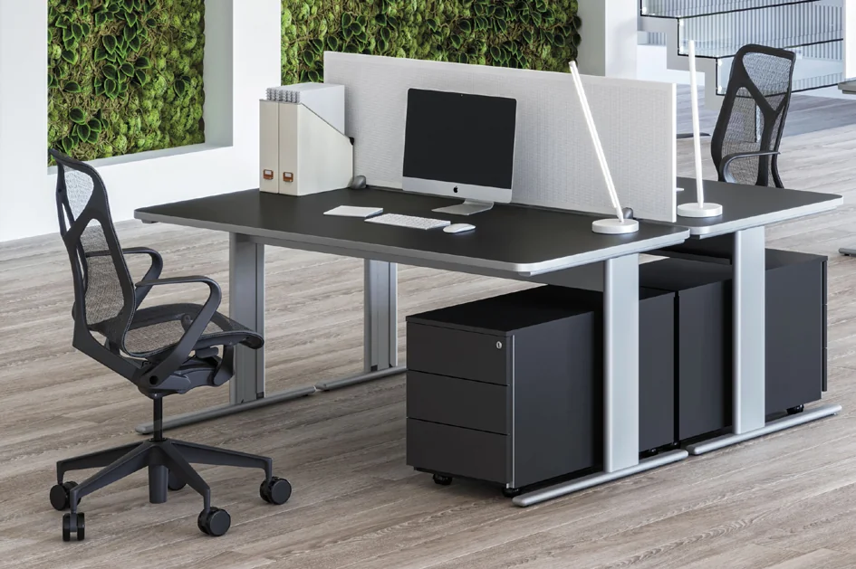 kerkmann Bureau UNIC, (L)2.000 mm, blanc Grand Paris Fournitures kerkmann Bureau UNIC, (L)2.000 mm, blanc – Image 4