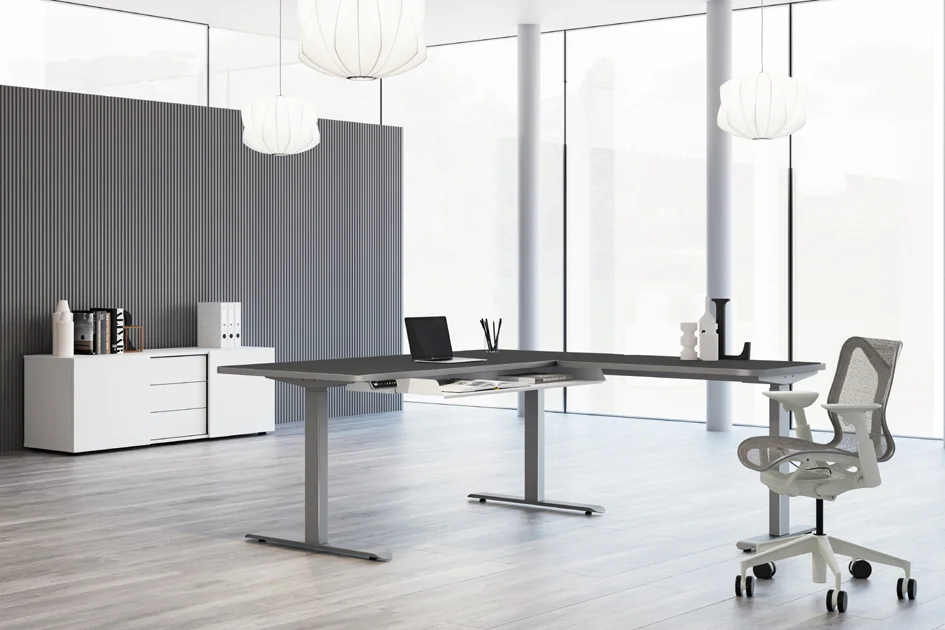 kerkmann Table de bureau assis-debout Move 3 Premium Grand Paris Fournitures kerkmann Table de bureau assis-debout Move 3 Premium – Image 4