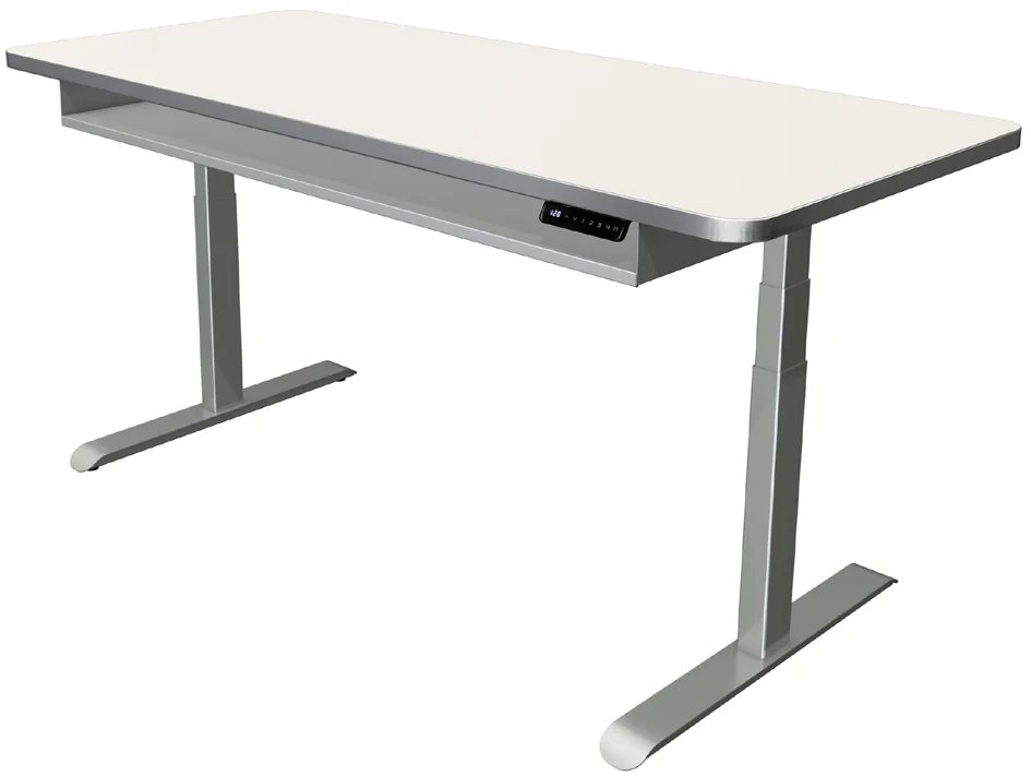 kerkmann Table de bureau assis-debout Move 4 Premium, gris