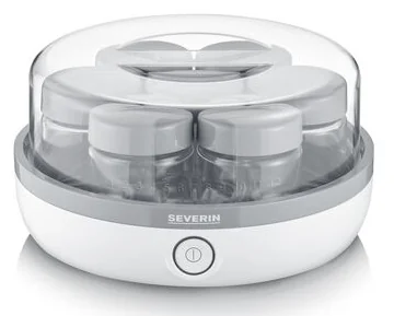 SEVERIN Yaourtière JG 3518, blanc/gris