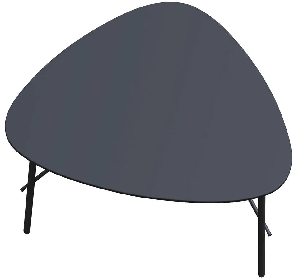 PAPERFLOW Table d'appoint LAZY, (L)605 x (P)500 mm, blanc Grand Paris Fournitures PAPERFLOW Table d'appoint LAZY, (L)605 x (P)500 mm, blanc – Image 2
