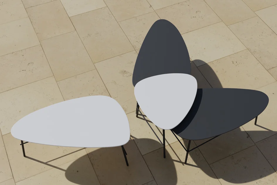 PAPERFLOW Table d'appoint LAZY, (L)605 x (P)500 mm, blanc Grand Paris Fournitures PAPERFLOW Table d'appoint LAZY, (L)605 x (P)500 mm, blanc – Image 4