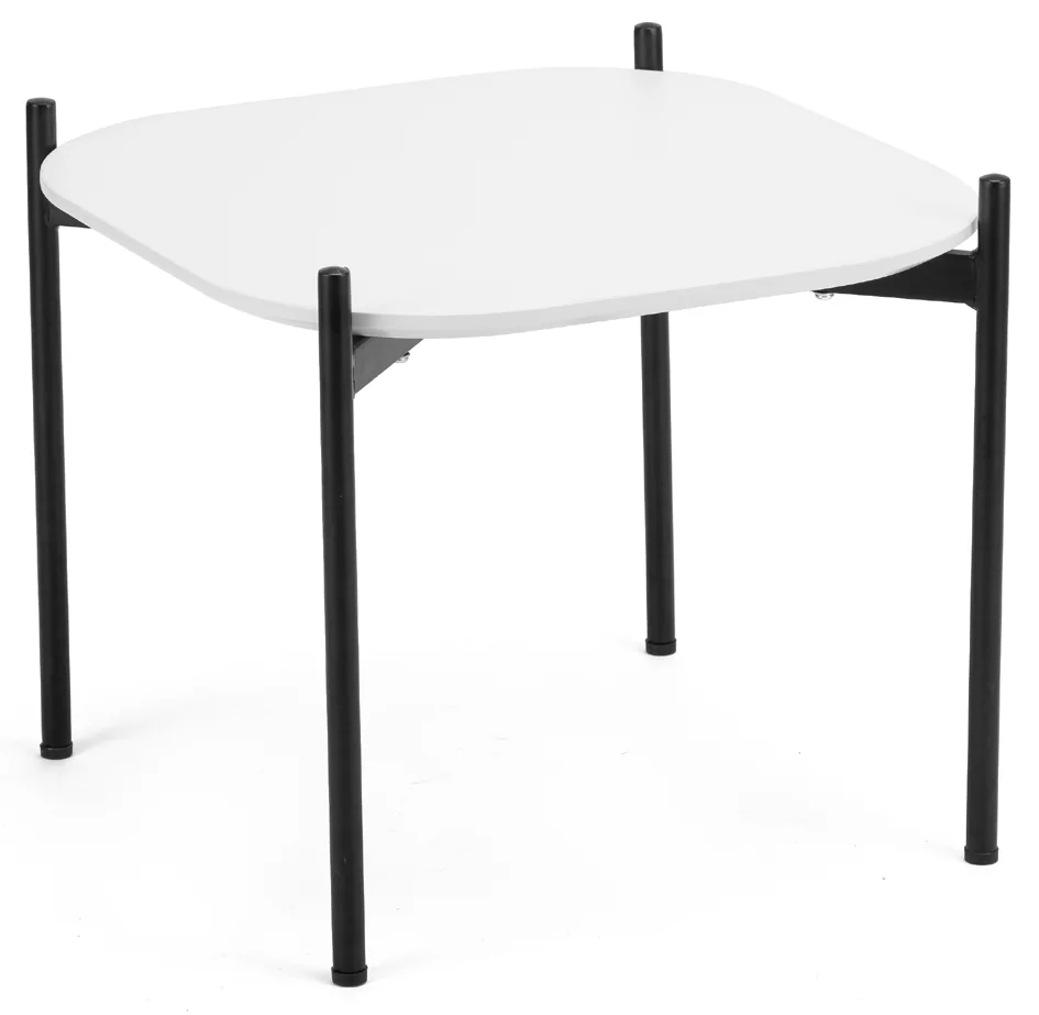 PAPERFLOW Table d'appoint MEET, (L)500 x (P)500 mm, noir Grand Paris Fournitures PAPERFLOW Table d'appoint MEET, (L)500 x (P)500 mm, noir – Image 2