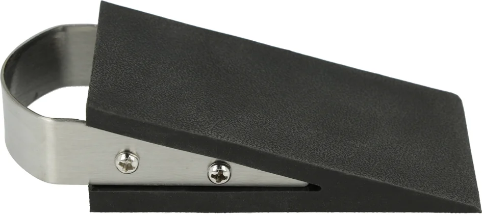 WESTCOTT Cale-porte, en caoutchouc, avec poignée en inox