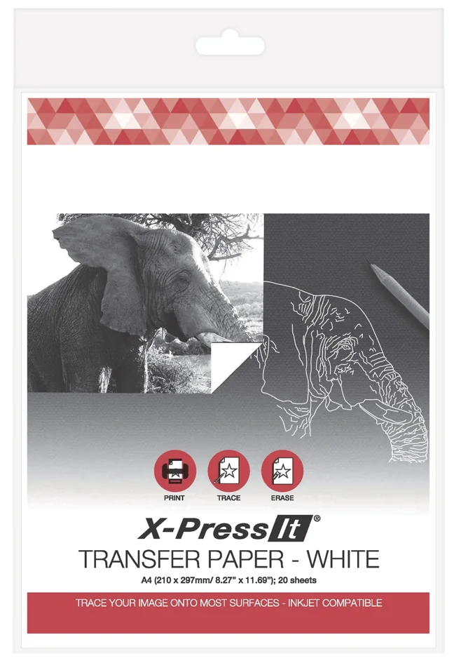 transotype Papier transfert X-Press It, A4, graphite