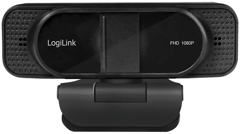 LogiLink Webcam USB Full HD avec micro double, noir