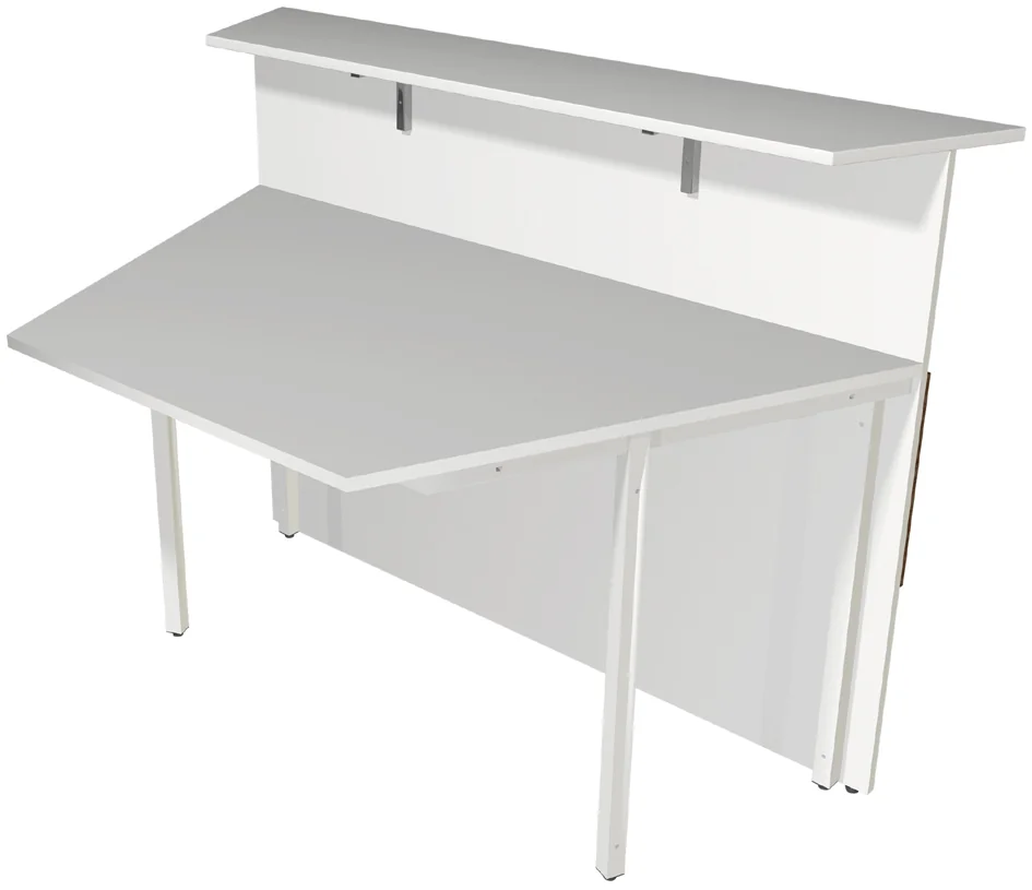 kerkmann Table annexe Atlantis 3, blanc/graphite Grand Paris Fournitures kerkmann Table annexe Atlantis 3, blanc/graphite – Image 3