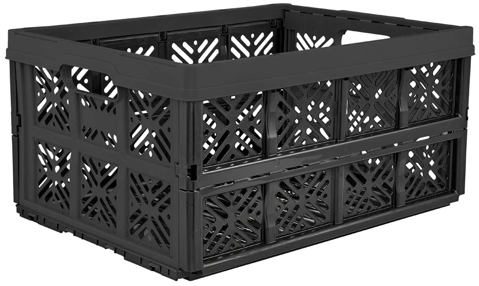 keeeper Caisse de rangement pliante 'ida', 32 litres, noir