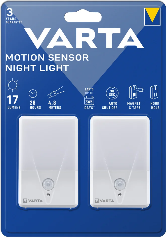 VARTA Lumière d'orientation LED 'Motion Sensor Night Light'