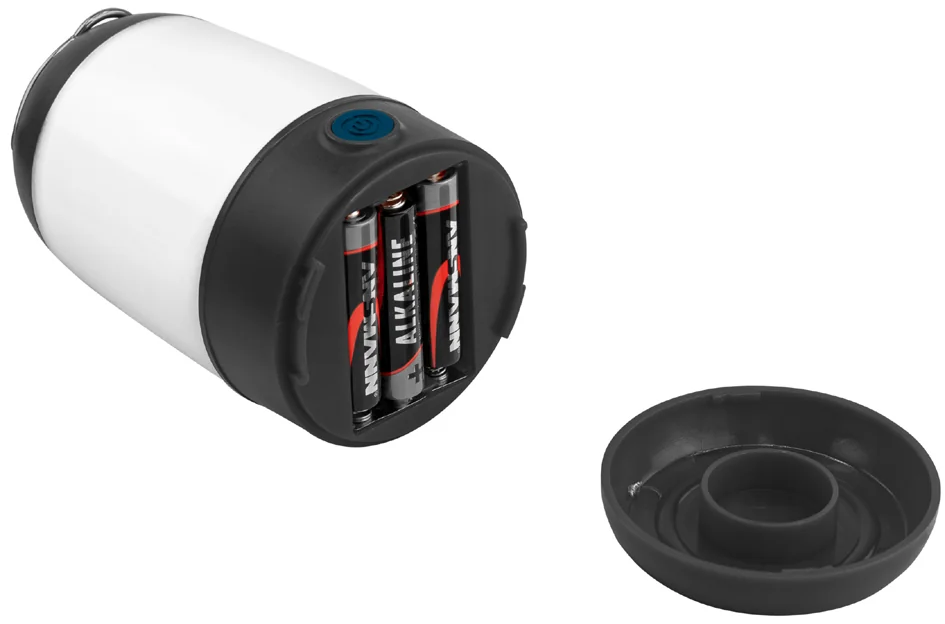 ANSMANN Mini lampe de camping, boîtier en plastique, noir