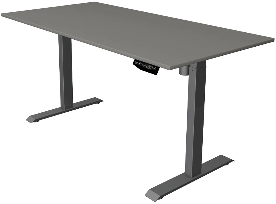 kerkmann Table de bureau assis-debout Move 1, anthracite Grand Paris Fournitures kerkmann Table de bureau assis-debout Move 1, anthracite – Image 3