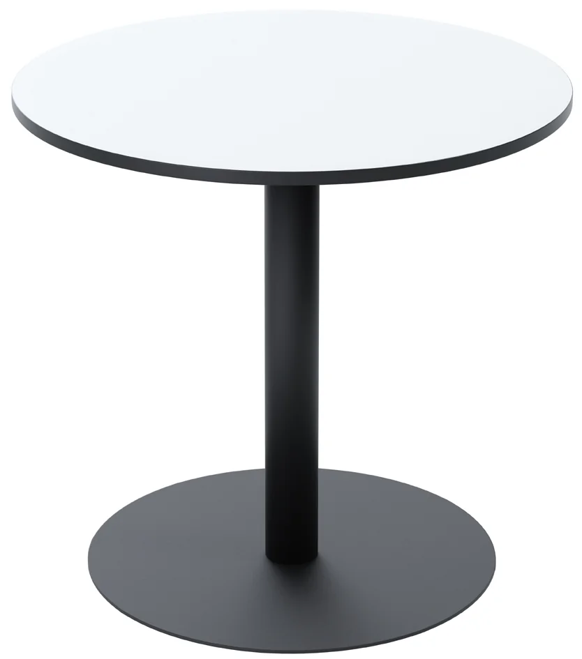 PAPERFLOW Table de bistrot Mezzo, diamètre: 800 mm, blanc Grand Paris Fournitures PAPERFLOW Table de bistrot Mezzo, diamètre: 800 mm, blanc – Image 4