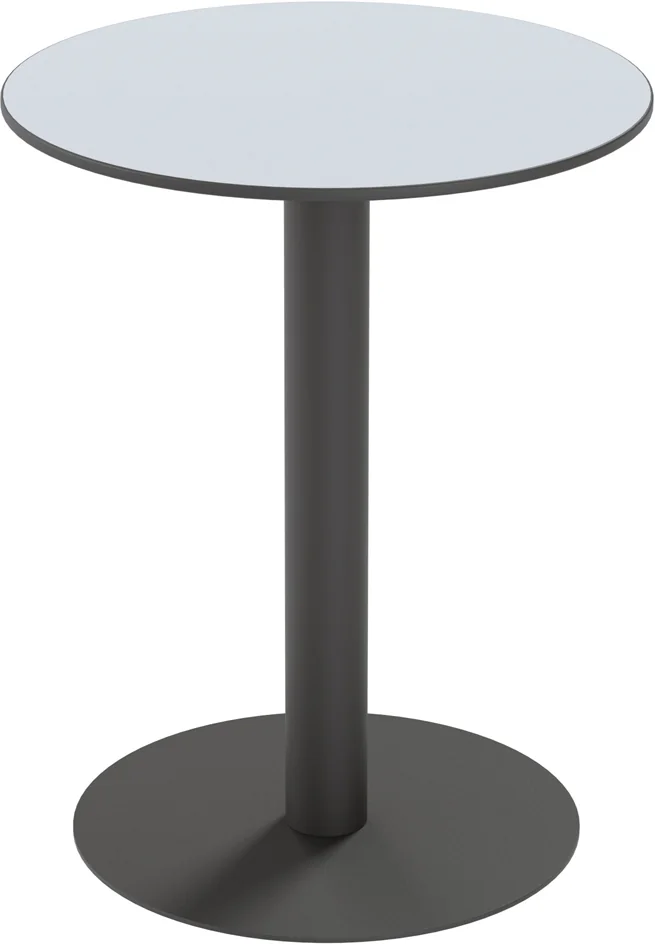 PAPERFLOW Table de jardin CROSS, (L)600 x (P)600 mm, noir Grand Paris Fournitures PAPERFLOW Table de jardin CROSS, (L)600 x (P)600 mm, noir – Image 4
