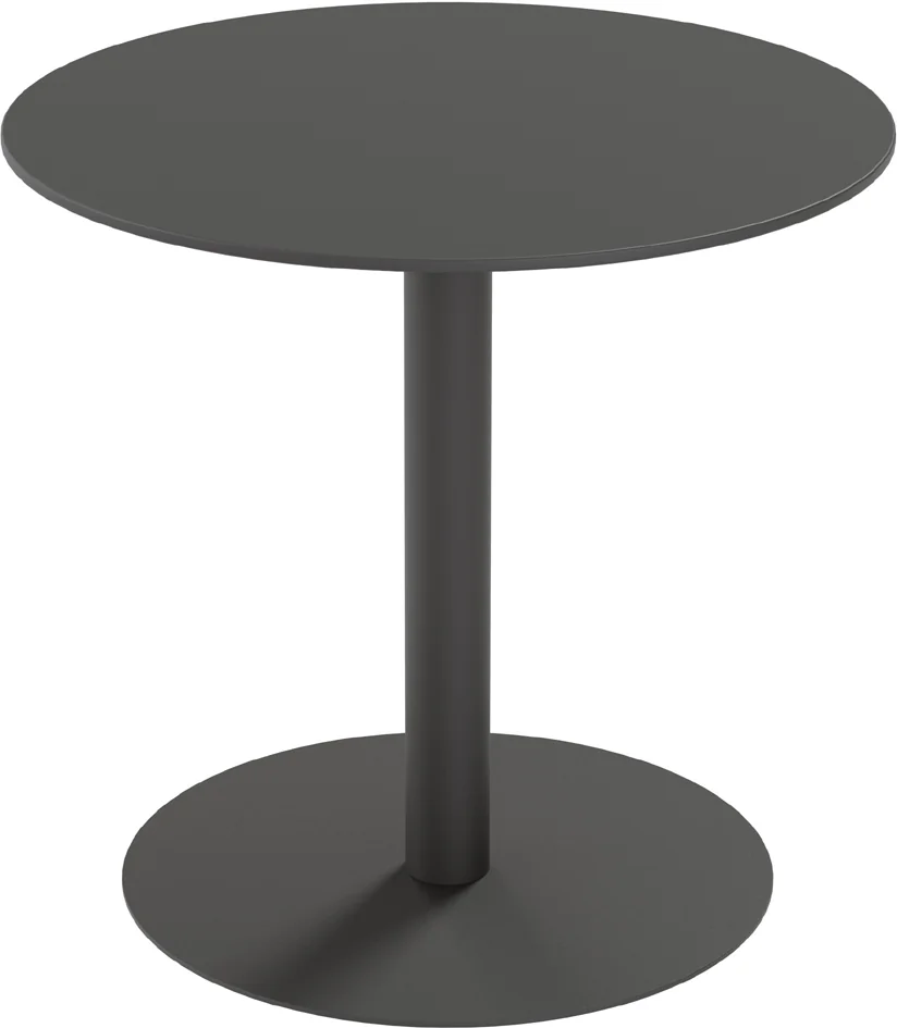PAPERFLOW Table de jardin CROSS, (L)600 x (P)600 mm, noir Grand Paris Fournitures PAPERFLOW Table de jardin CROSS, (L)600 x (P)600 mm, noir – Image 5