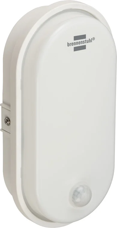 brennenstuhl Lampe LED ovale à détecteur de mouvement, blanc
