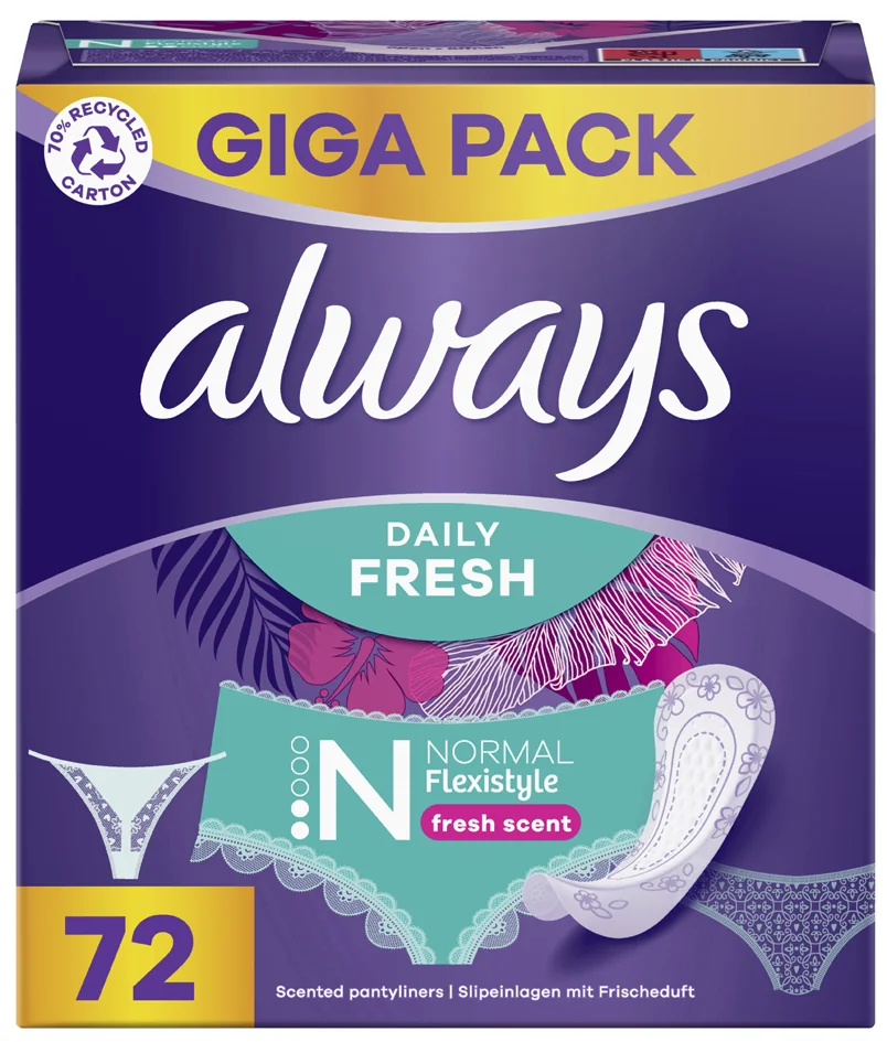 always Protège-slip Daily Fresh Flexistyle Normal, Gigapack