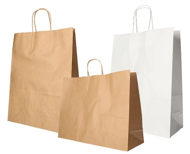 PAPSTAR Sac en papier, 280 x 220 x 100 mm, blanc