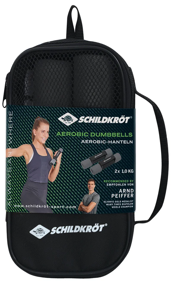 SCHILDKRÖT Haltères Soft, set de 0,5 kg, noir/vert Grand Paris Fournitures SCHILDKRÖT Haltères Soft, set de 0,5 kg, noir/vert – Image 3