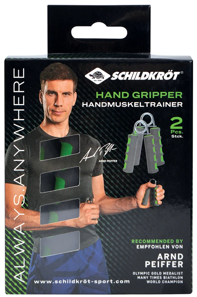 SCHILDKRÖT Entraîneur de main, set de 2, anthracite/vert