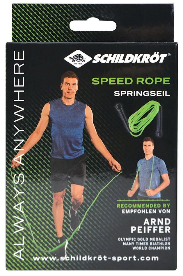 SCHILDKRÖT Corde à sauter Speed Rope, 3,0 m, noir/vert Grand Paris Fournitures SCHILDKRÖT Corde à sauter Speed Rope, 3,0 m, noir/vert – Image 3