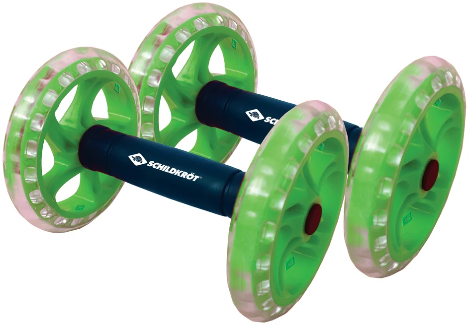 SCHILDKRÖT Roues abdominales Dual Core Wheels, noir/vert