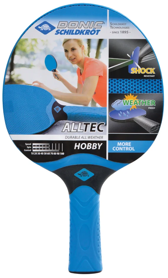 DONIC SCHILDKRÖT Raquette de tennis de table 'Alltec Hobby'