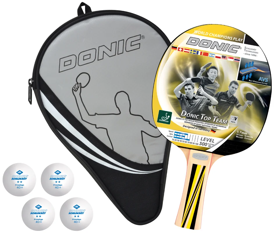 DONIC SCHILDKRÖT Kit cadeau tennis de table 'Top Team 500'