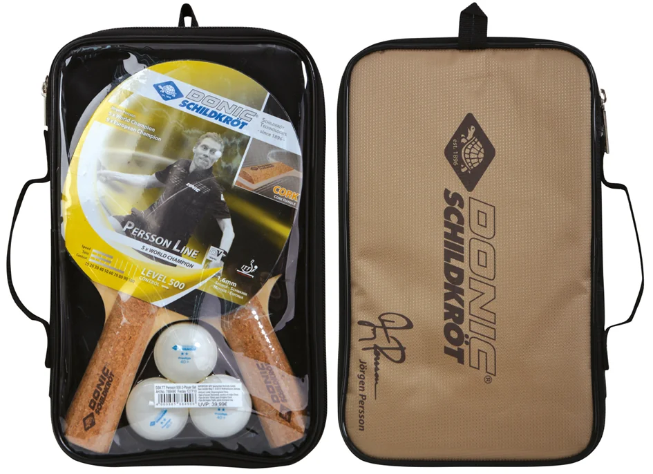 DONIC SCHILDKRÖT Kit de tennis de table 'Persson 500 Kork' Grand Paris Fournitures DONIC SCHILDKRÖT Kit de tennis de table 'Persson 500 Kork' – Image 3