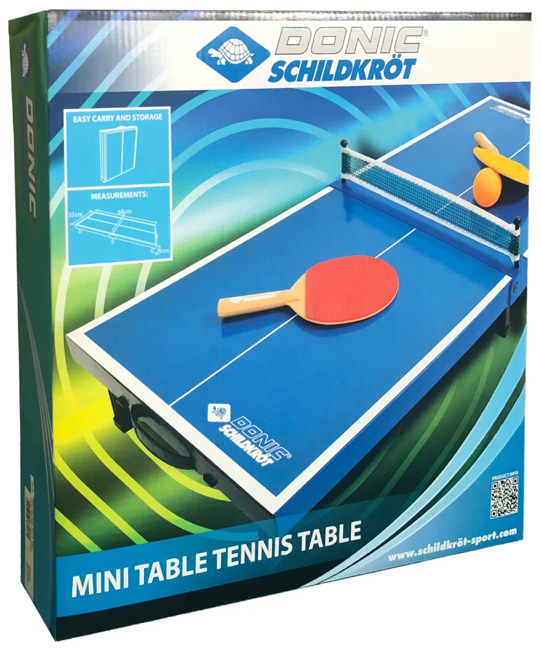 DONIC SCHILDKRÖT Mini-table de tennis de table, kit, bleu Grand Paris Fournitures DONIC SCHILDKRÖT Mini-table de tennis de table, kit, bleu – Image 6
