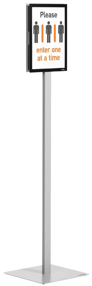 DURABLE Support d'information INFO STAND BASIC, A4, gris Grand Paris Fournitures DURABLE Support d'information INFO STAND BASIC, A4, gris – Image 2
