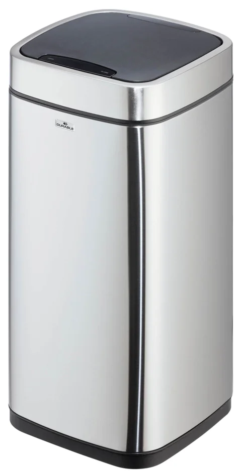 DURABLE Poubelle automatique 'NO TOUCH', 35 litres, argent Grand Paris Fournitures DURABLE Poubelle automatique 'NO TOUCH', 35 litres, argent – Image 2
